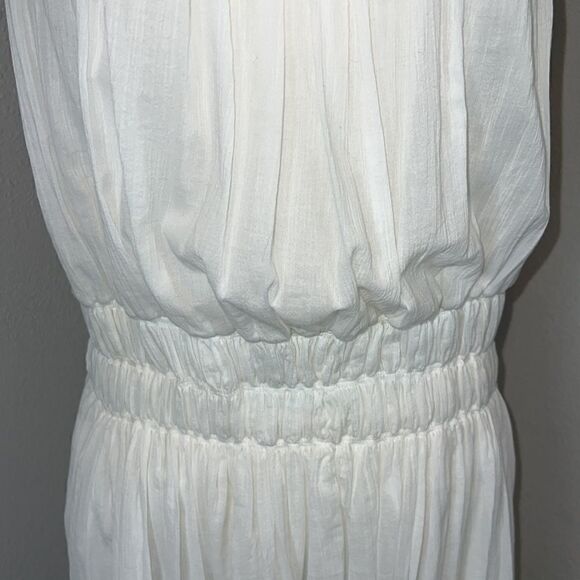 Three Graces White Cotton Maxi Size 6 - Picture 4 of 16